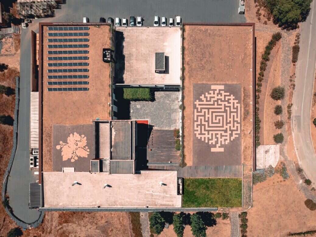 Amphora Day aerial view of Herdade do Rocim.