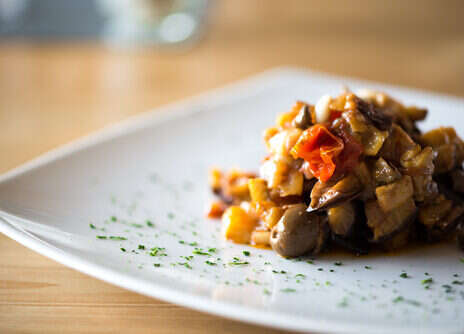 At the table: Caponata