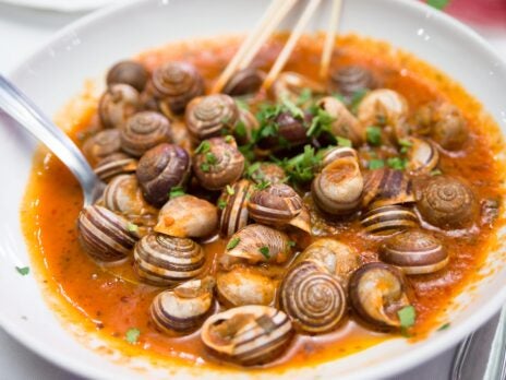 At the table: Snails a la catalana