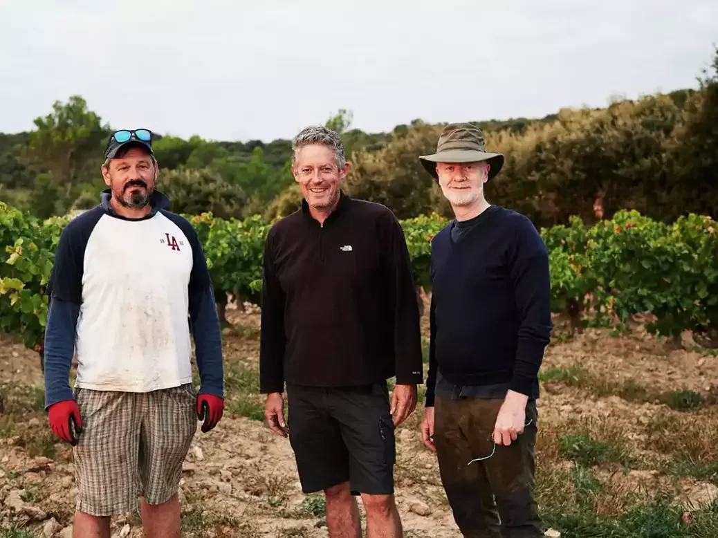 Charles Derain, Simon Tyrrell, and Gerard Maguire of Les Deux Cols