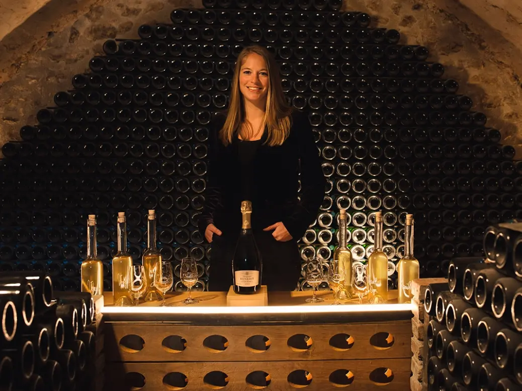 Alice Tétienne, chef de cave with Henriot Hemera.