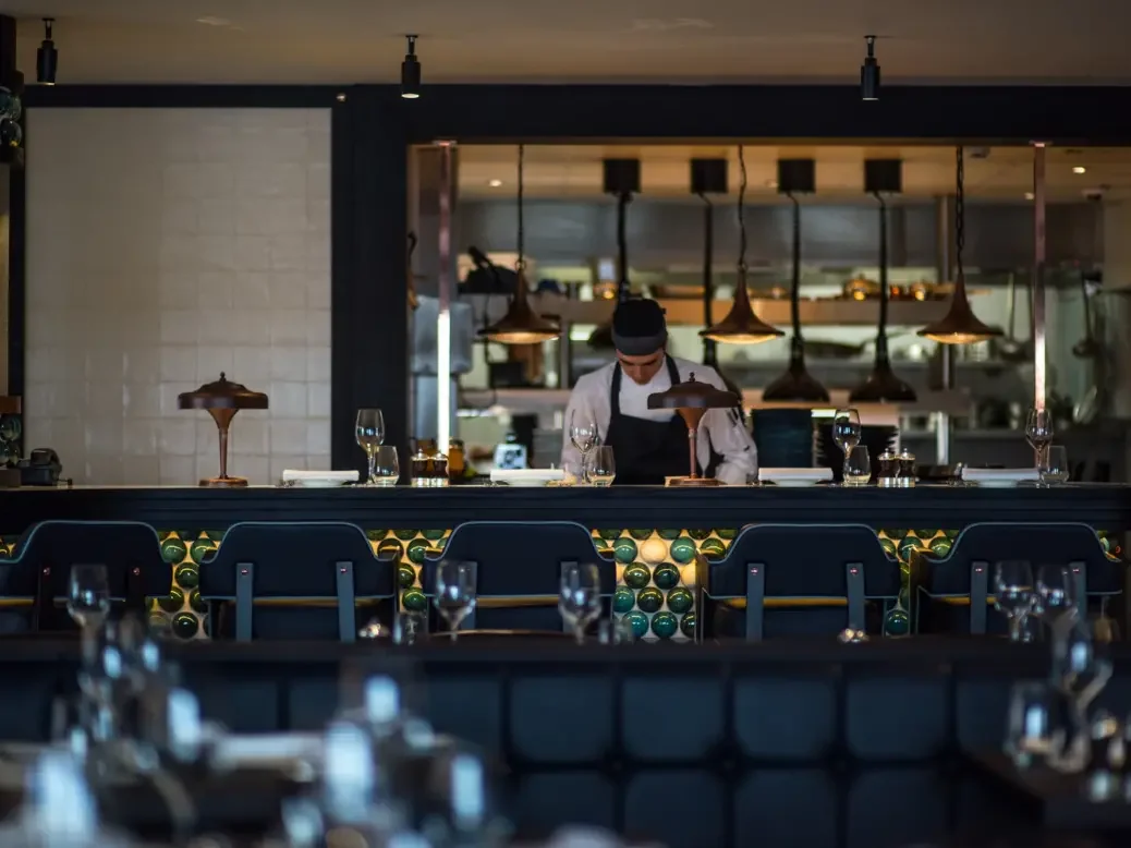 Man cooking at Margot restaurant