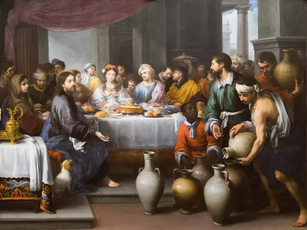 wine in art the marriage feast at Cana