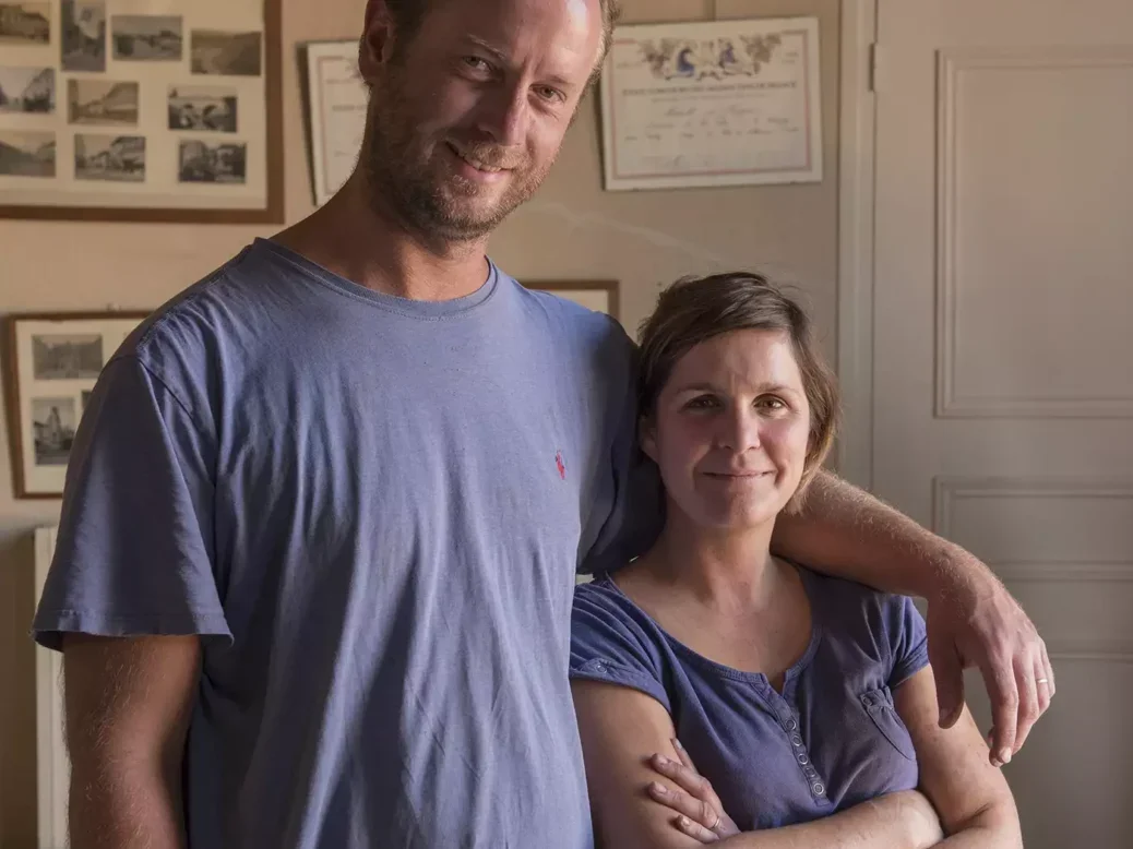 Baptiste and Clémence Dubrulle of Domaine de la Folie